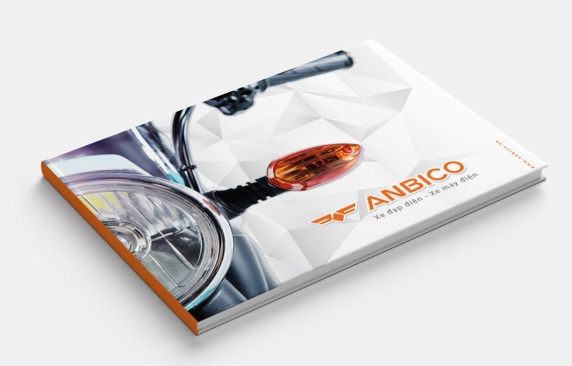 Anbico - Thiết kế catalogue doanh nghiệp xe đạp, xe máy điện Anbico